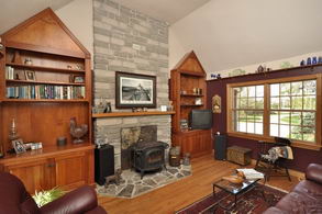 Family Room - Country homes for sale and luxury real estate including horse farms and property in the Caledon and King City areas near Toronto